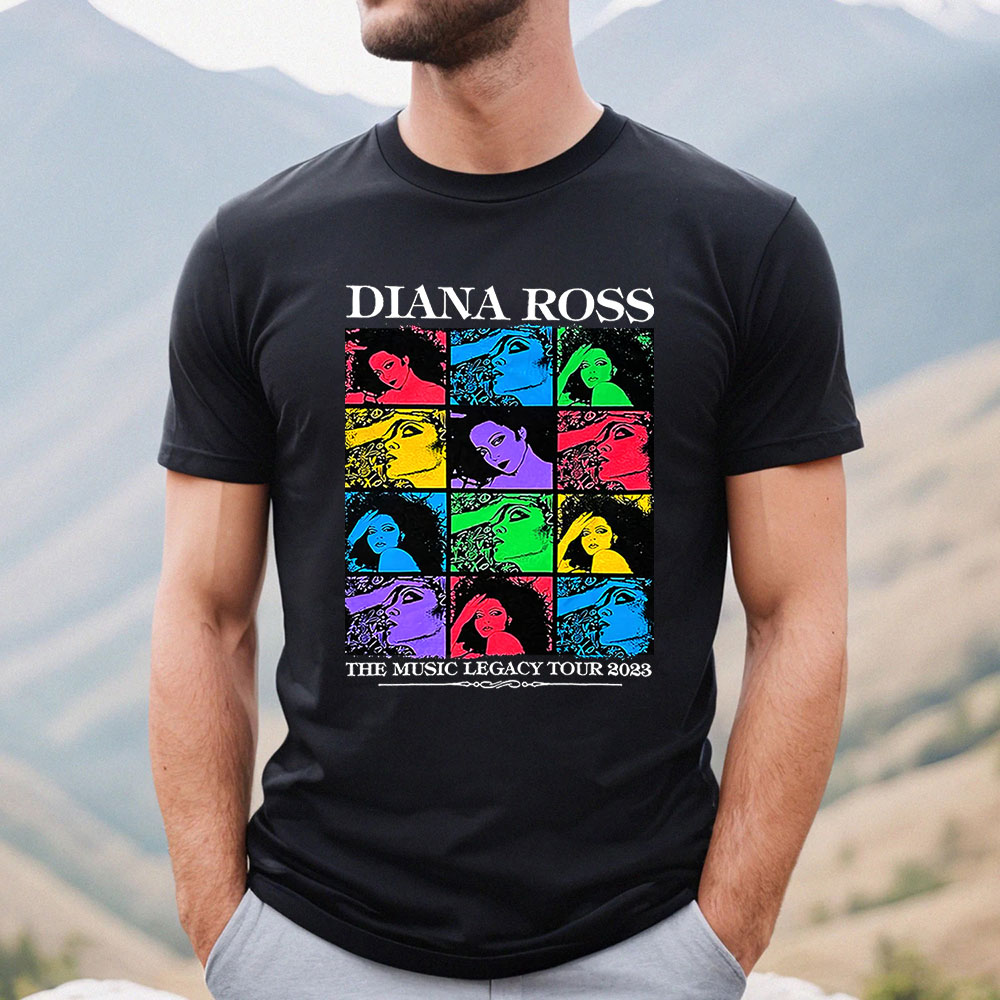 Vintage Diana Ross The Music Legacy Tour 2023 T Shirt