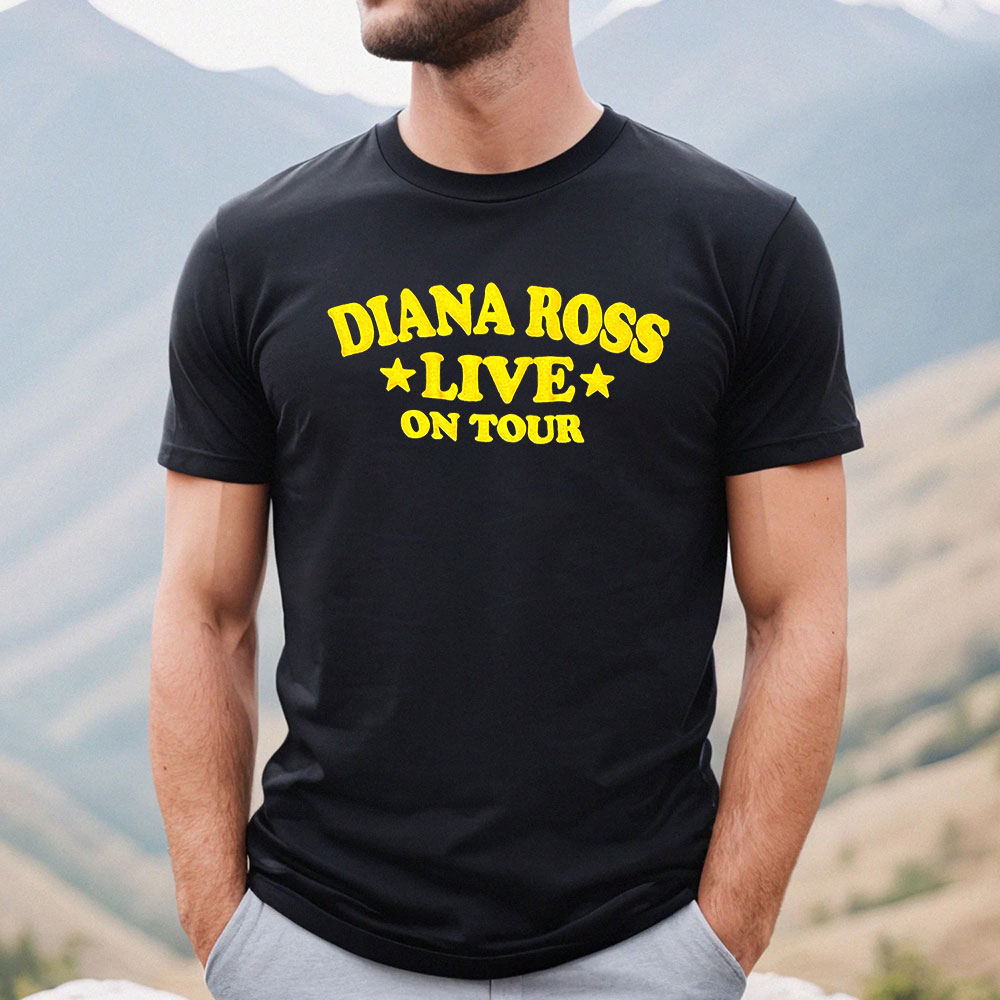 Trendy Diana Ross Live On Tour T Shirt