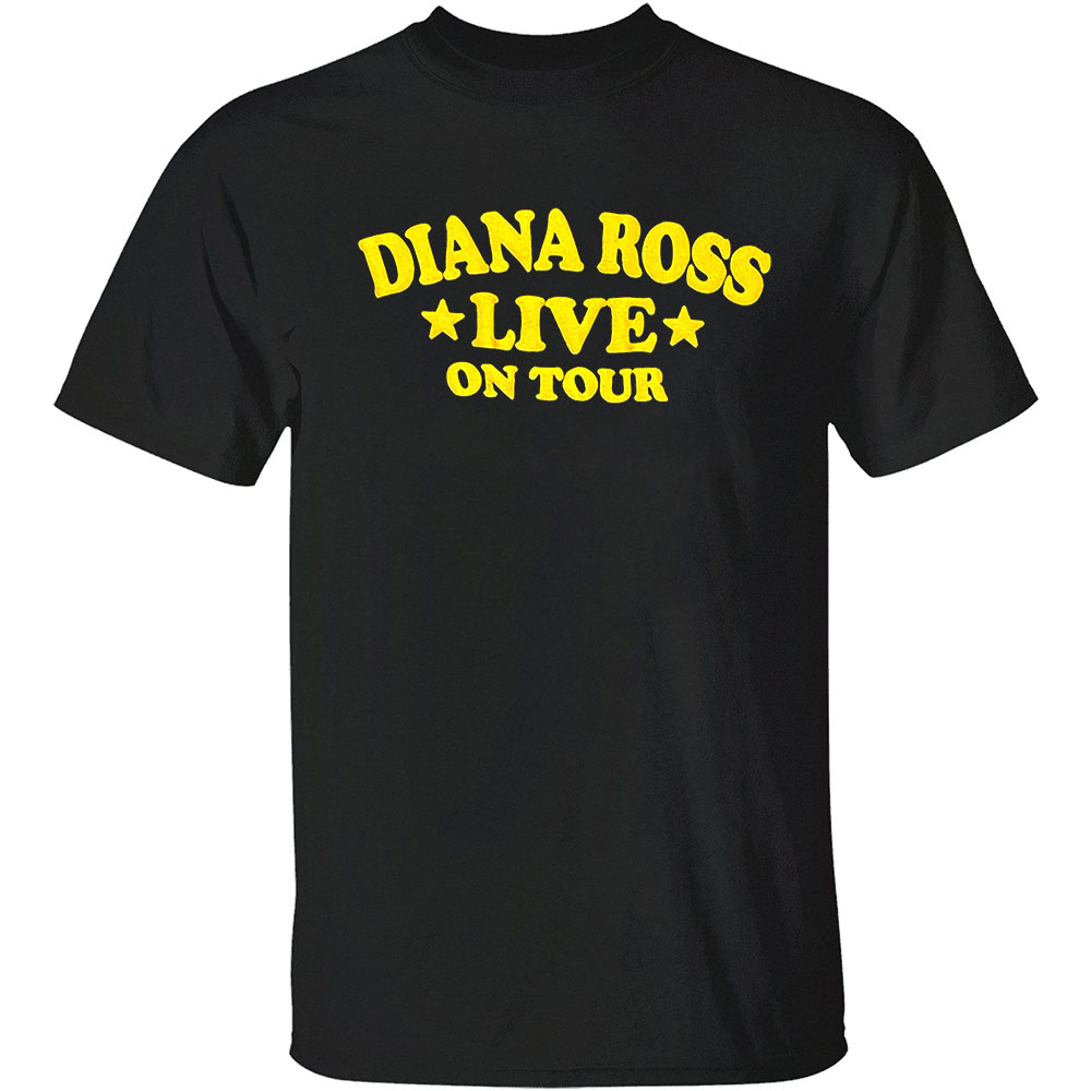 Trendy Diana Ross Live On Tour T Shirt