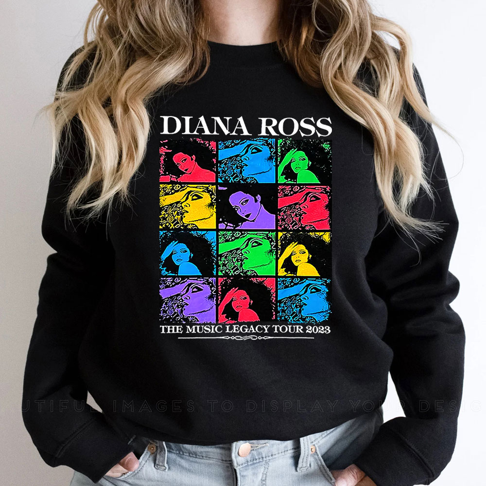 Vintage Diana Ross The Music Legacy Tour 2023 Sweatshirt