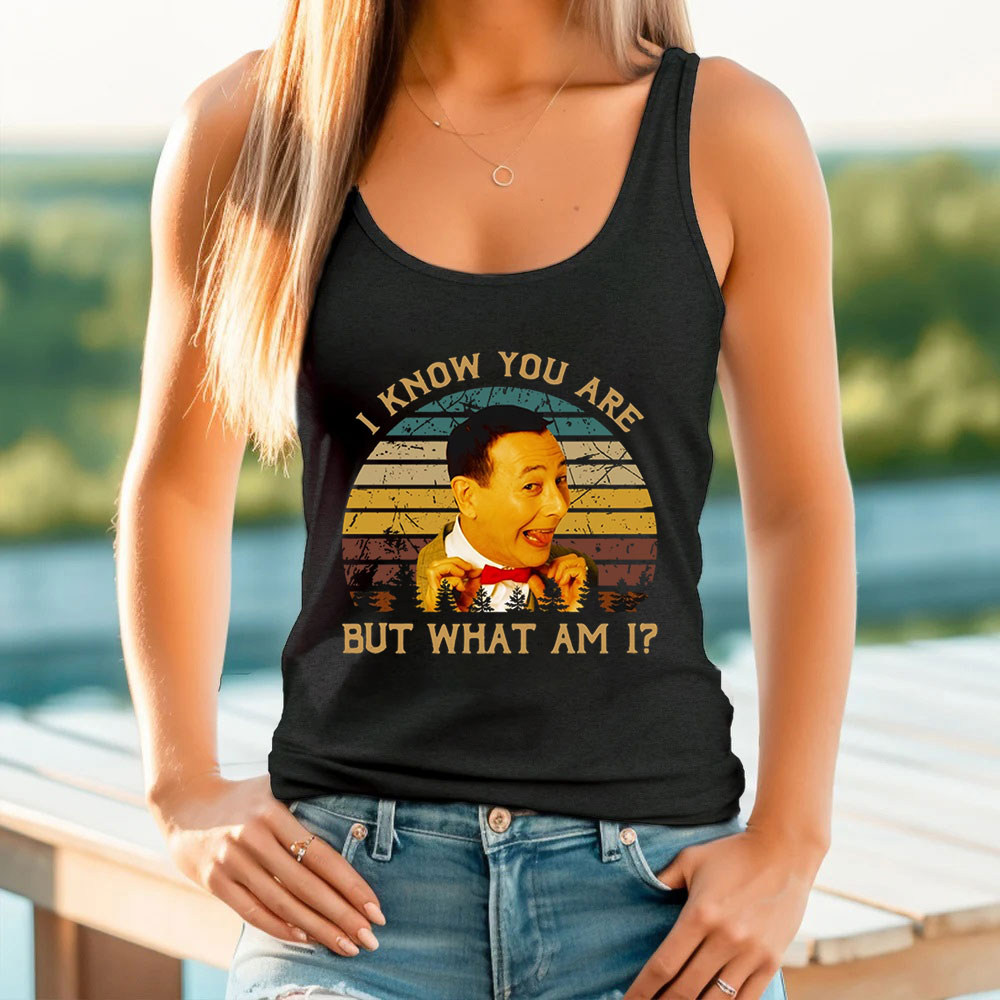I Know You Are But What Am I Retro Tank Top
