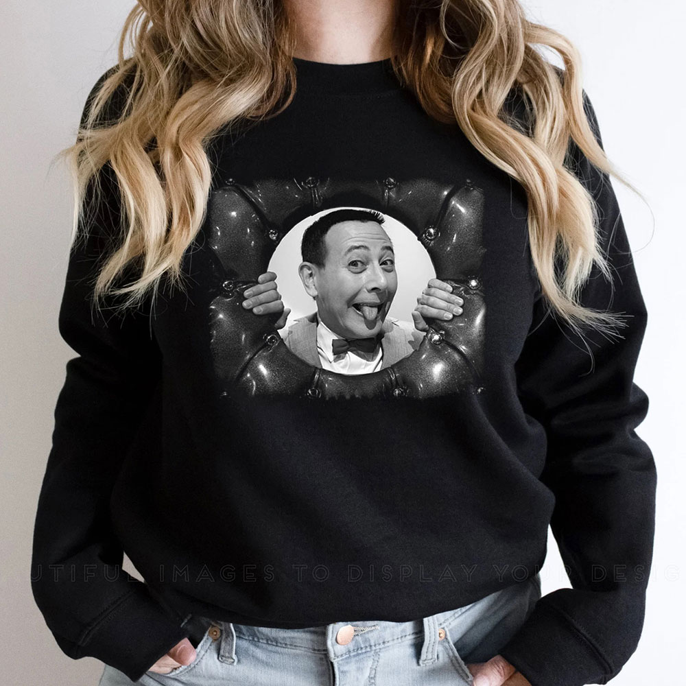 Pee Wee Herman Hand Screened Funny Sweatshirt For Men