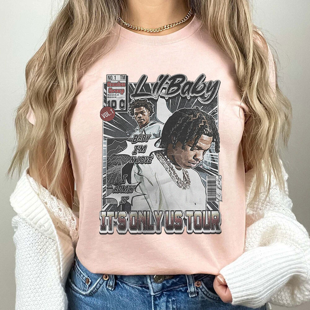Lil Baby It's Only Us Tour 2023 Comic Shirt