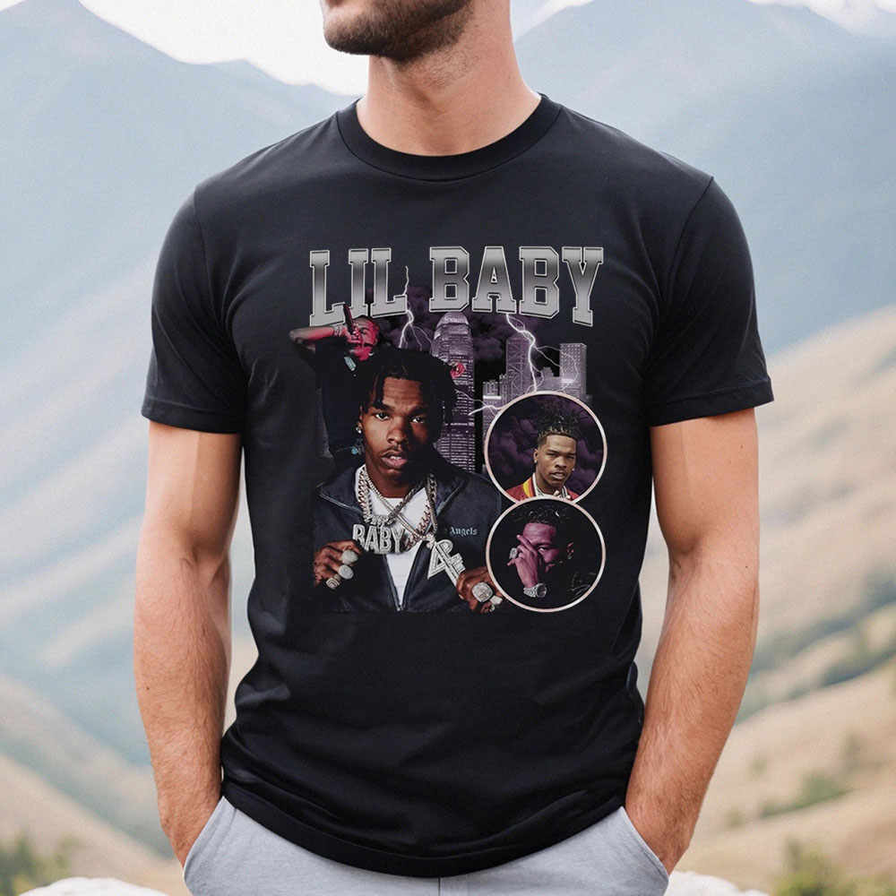 Lil Baby Bootleg 90s Vintage Design Shirt