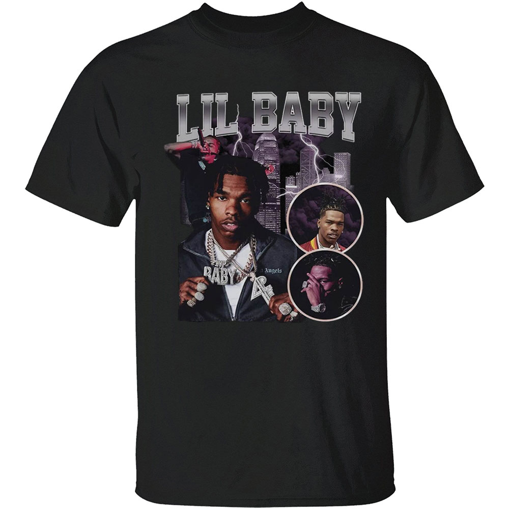 Lil Baby Bootleg 90s Vintage Design Shirt