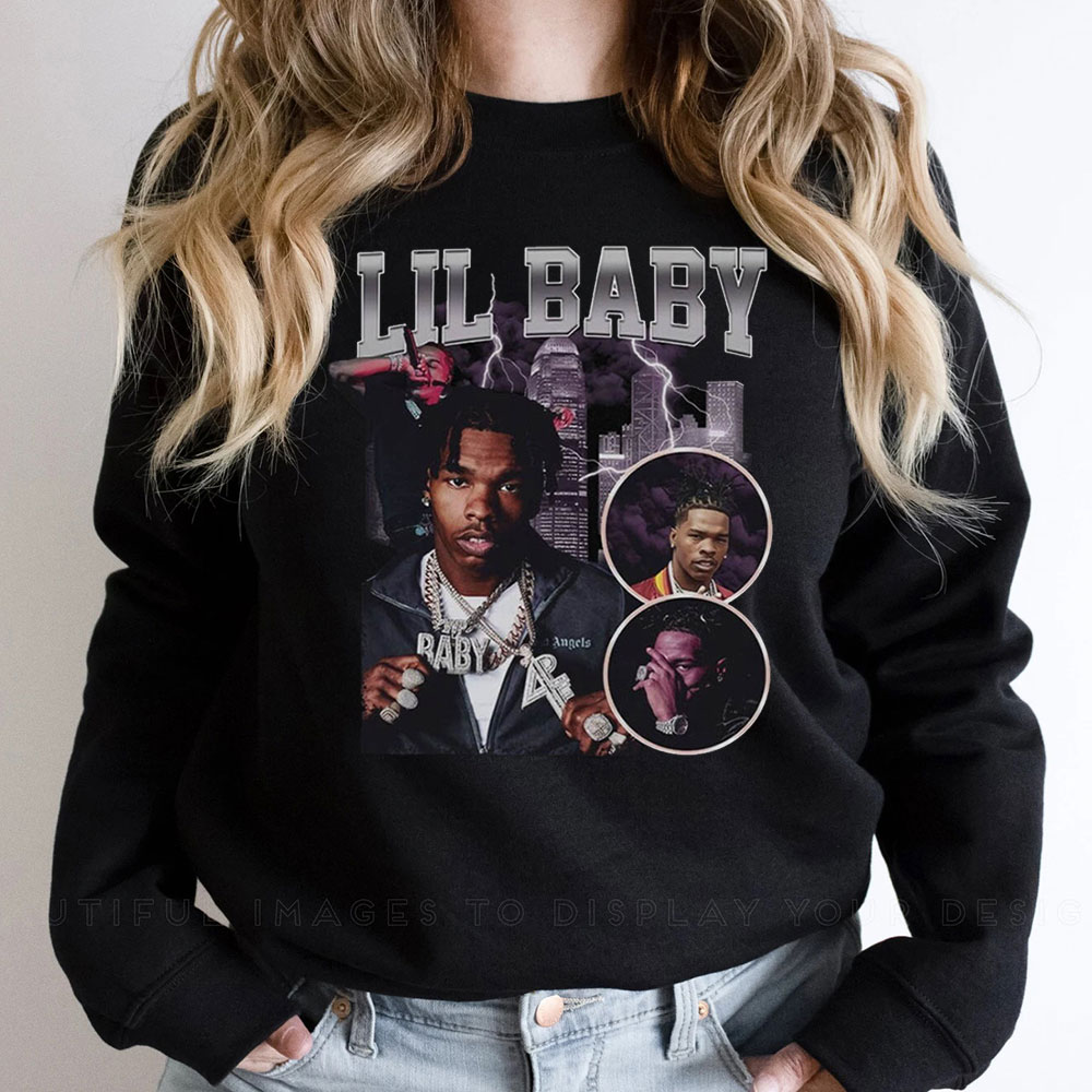 Lil Baby Bootleg 90s Vintage Design Sweatshirt