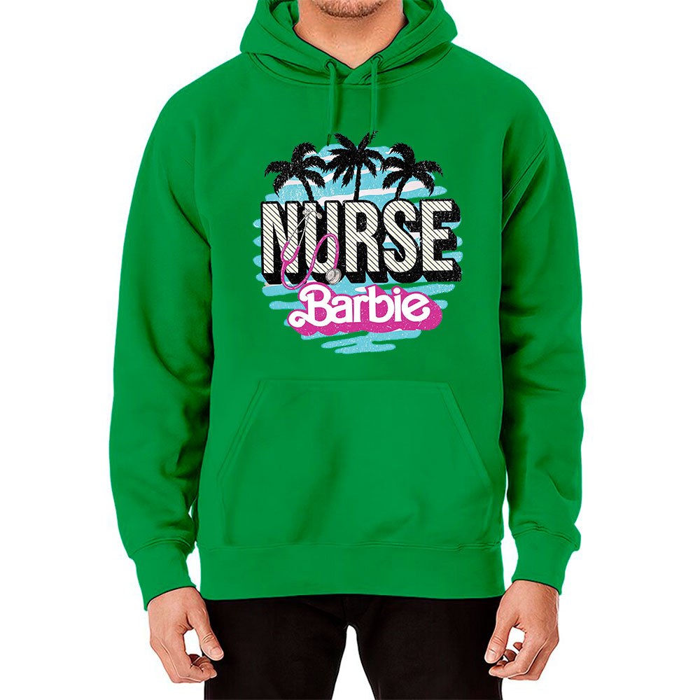 Barbenheimer Barbie Nurse Hoodie Gift For Nurse