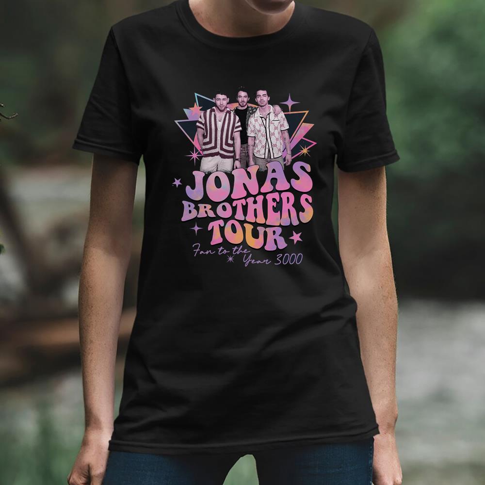 Jonas Brother In Pink Five Albums One Night Shirt