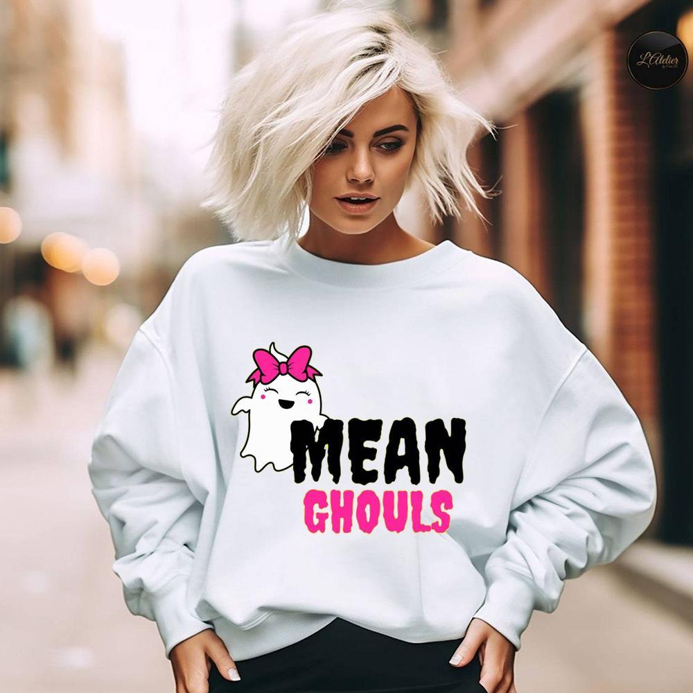 Mean Ghouls On Wednesday We Wear Pink Shirt