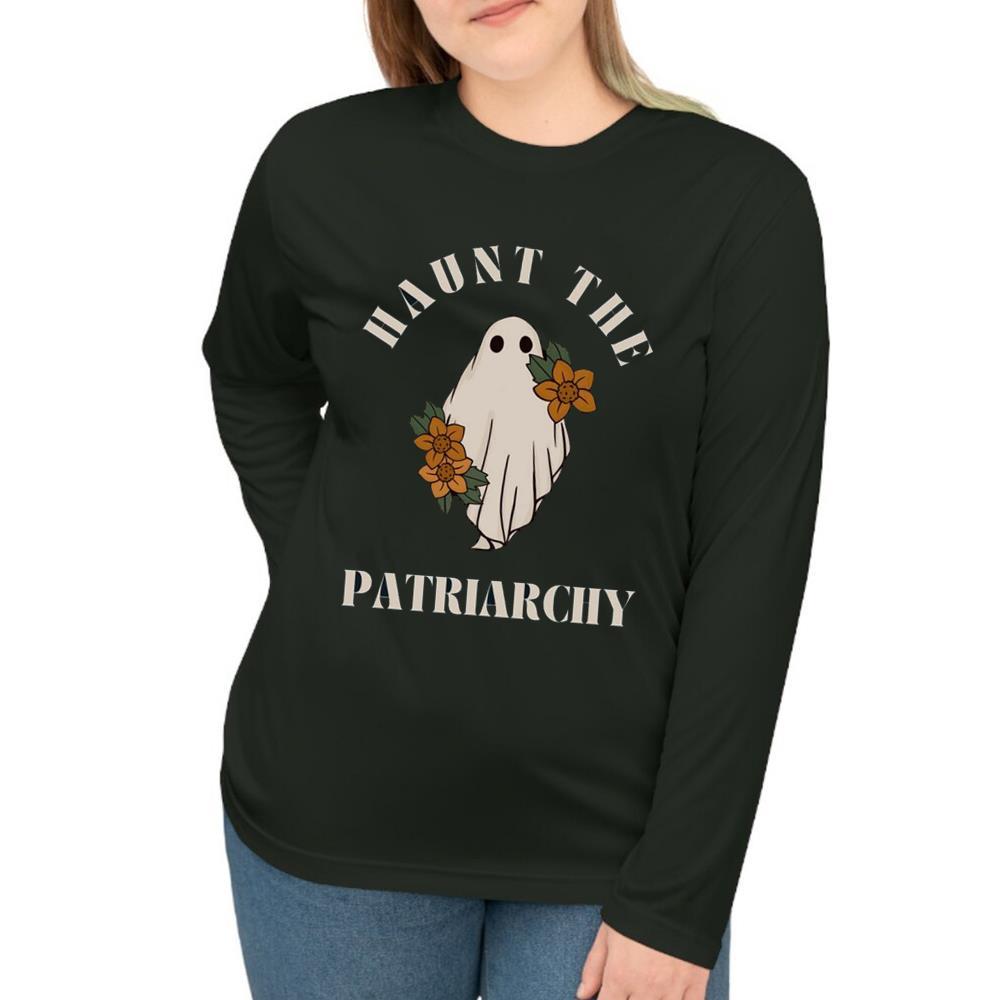 Haunt The Patriarchy Halloween Shirt For Fall Feminist Burn