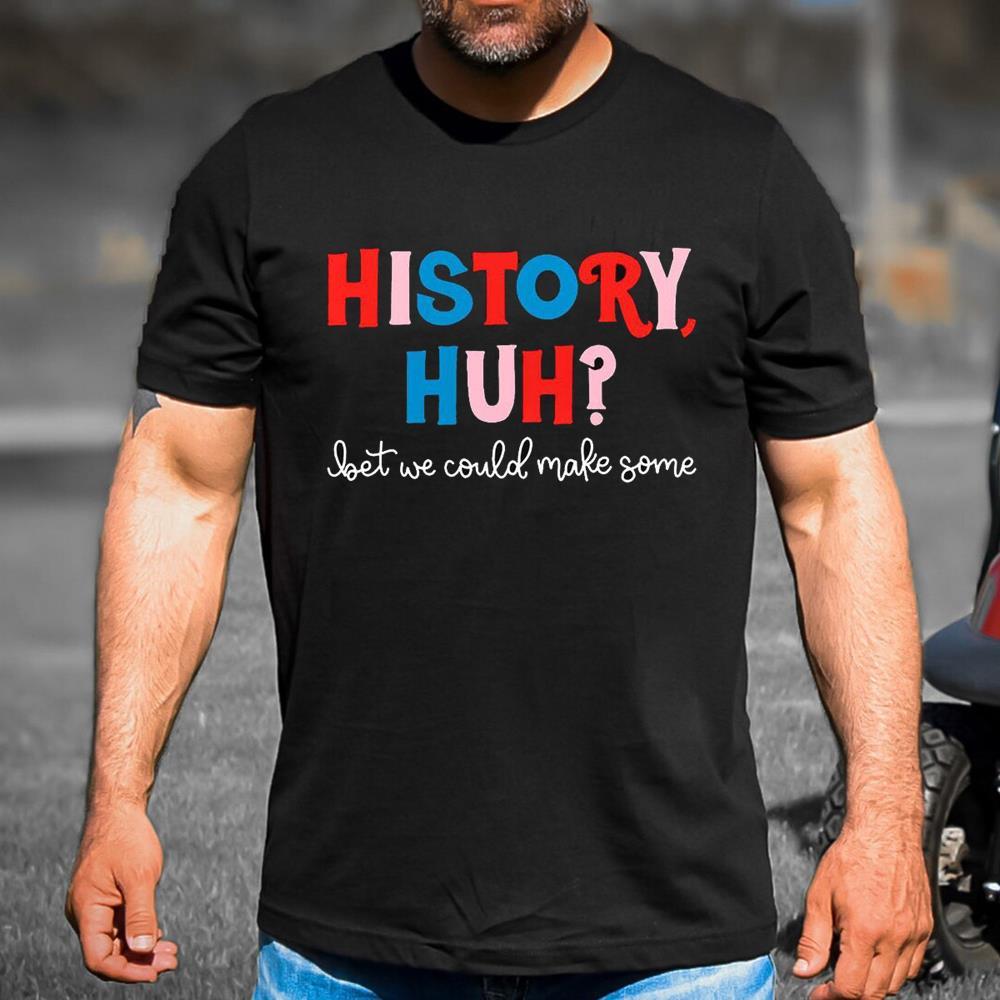 History Huh White And Royal Blue Casey Mcquiston Lgbtq Shirt