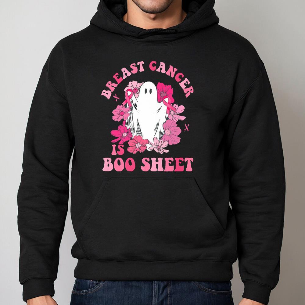 Cute Breast Cancer Is Boo Sheet Shirt Make Halloween Ghost
