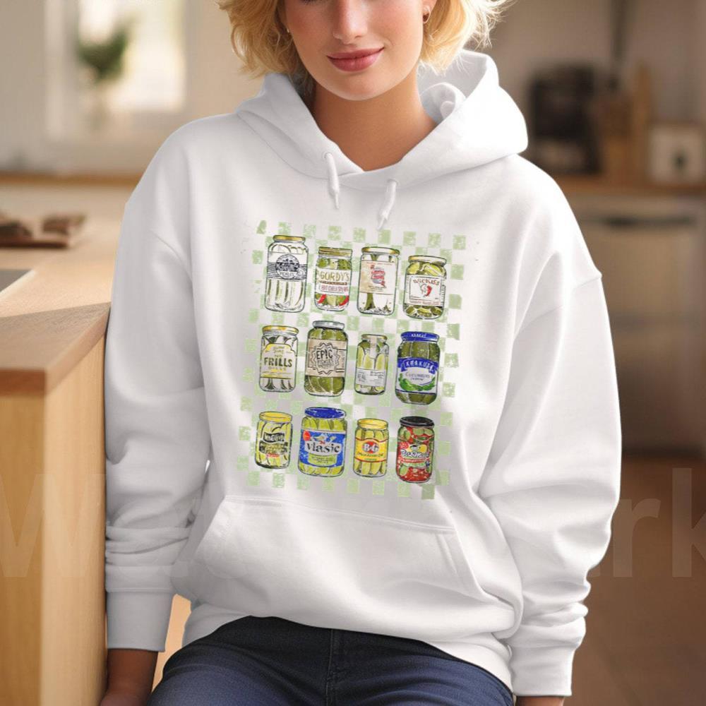 Cute Trendy Canned Pickles Shirt For Her
