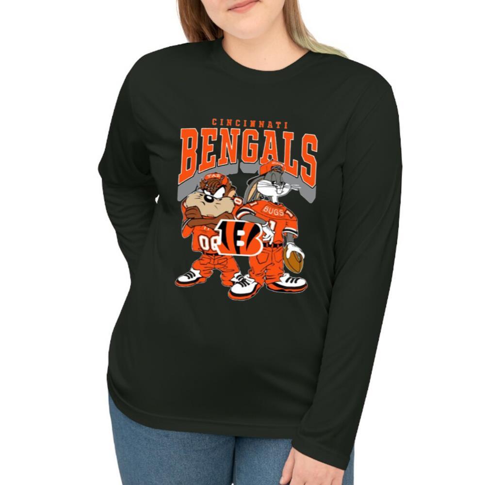 Football Looney Tunes Cincinnati Bengals Shirt For Her