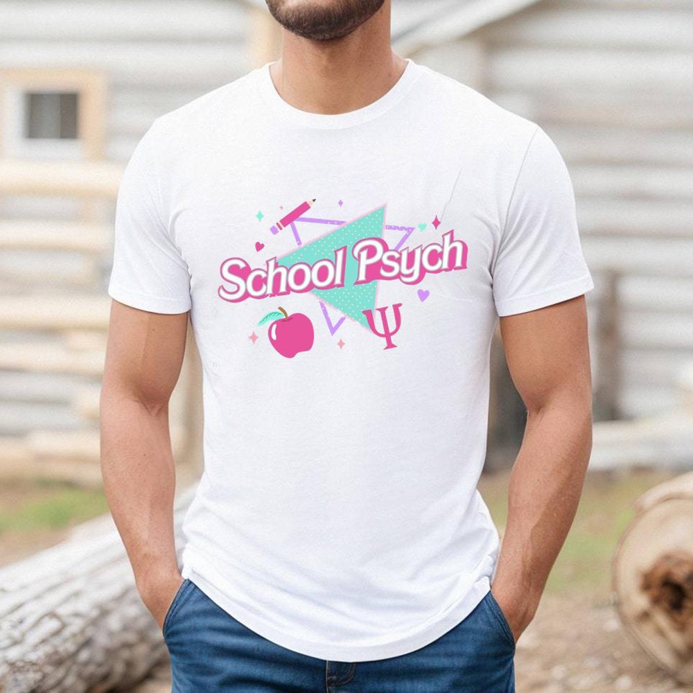 Retro School Psychologist Shirt Gift For Her And Him