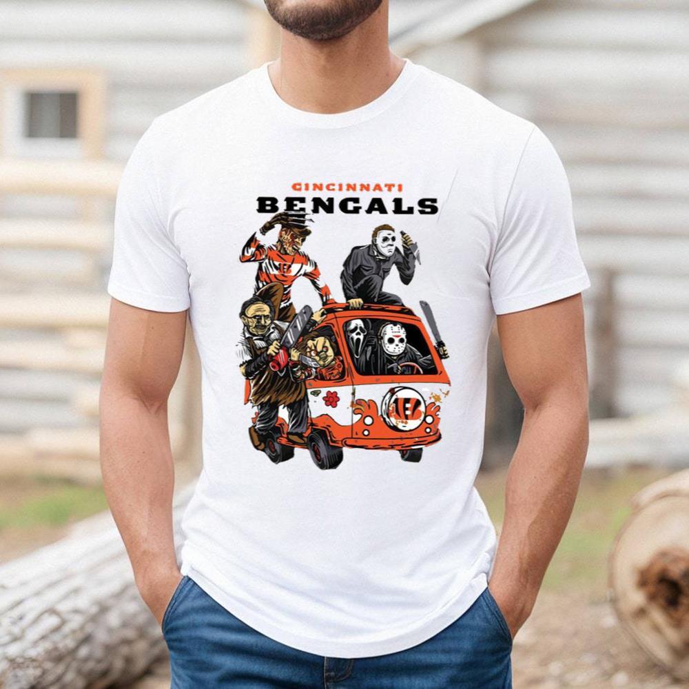Vintage Cincinnati Bengals Shirt Make Football Halloween Gift
