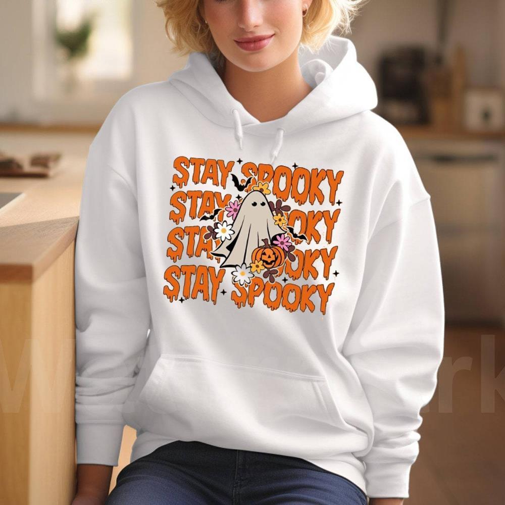 Cute Stay Spooky Shirt From Cat And Pumpkin