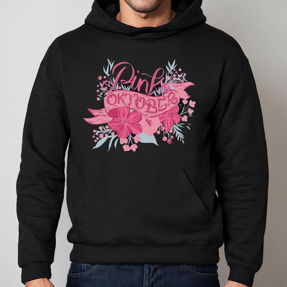 Unisex In October We Wear Pink Shirt From Cancer Fighter, Top Hoodie Long Sleeve