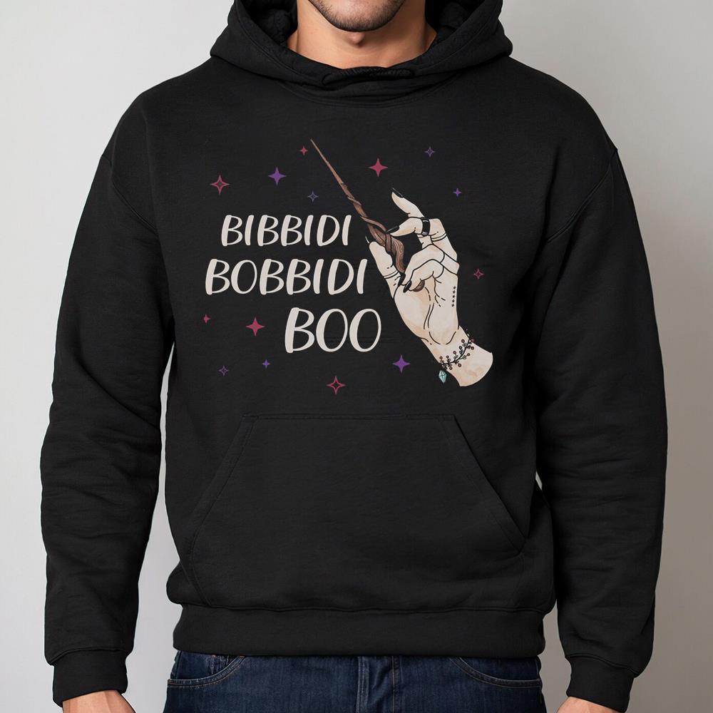 Retro Bibbidi Bobbidi Boo Shirt, Funny Crewneck Long Sleeve