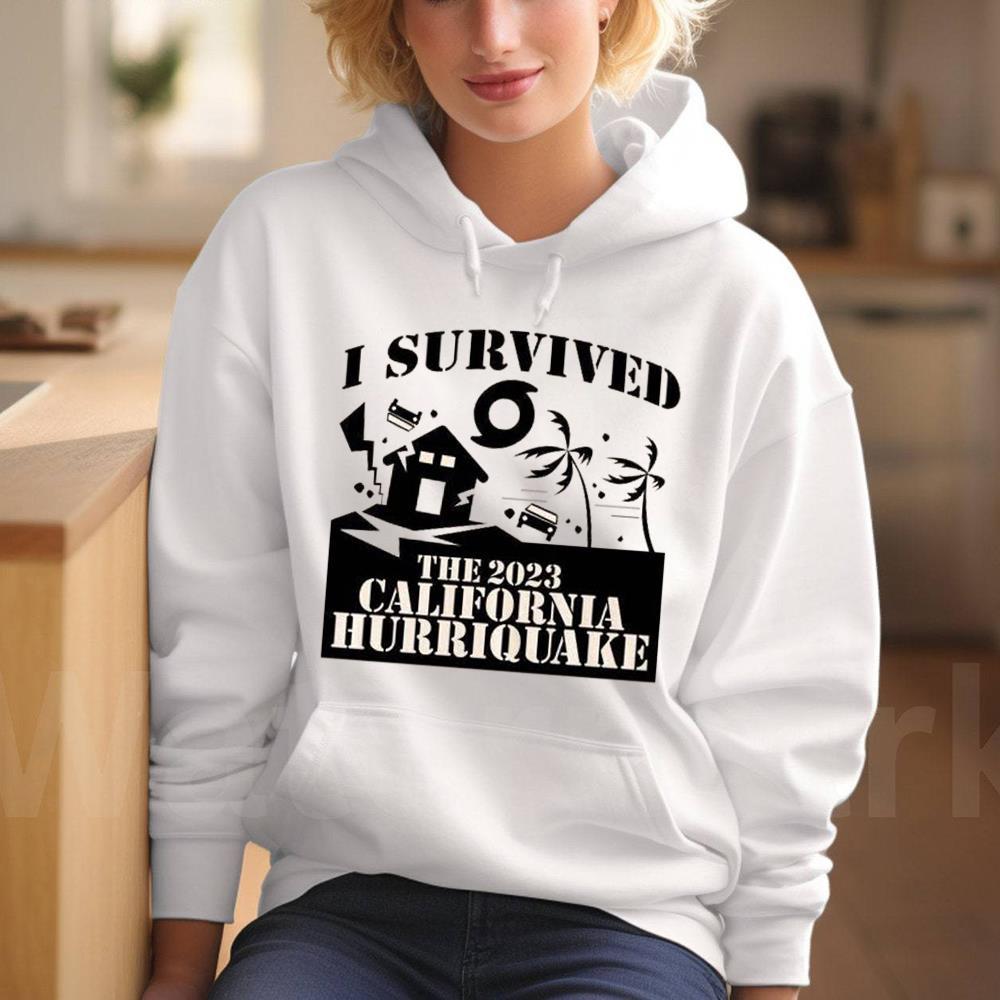 The California Hurricane Hilary Shirt, Retro California Survivor Hoodie Sweatshirt
