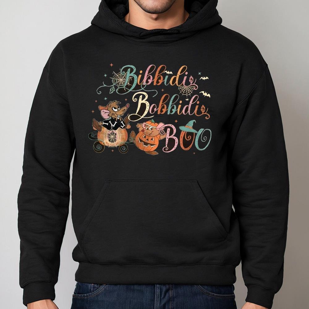 Bibbidi Bobbidi Boo Shirt For Halloween Pumpkin Disney, Unisex T Shirt Tee Tops