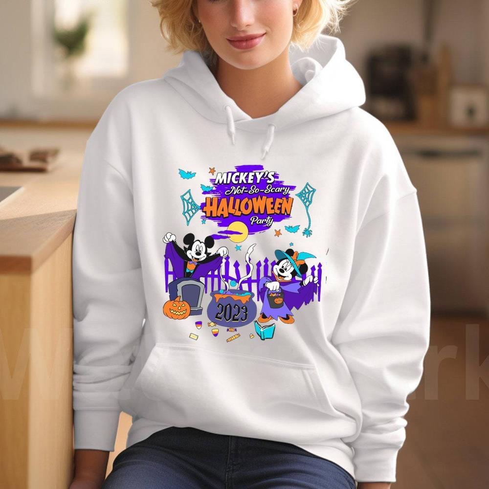 Retro Not So Scary Halloween Party Shirt For Party 2023, Animated Movie Hoodie Sweater