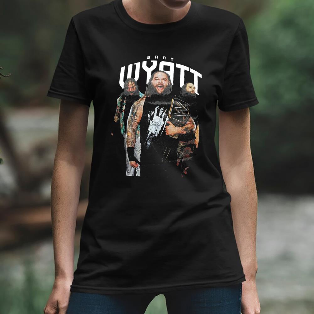 Three Pose Bray Wyatt Shirt For Him, Bray Wyatt Sweatshirt Creative Long Sleeve