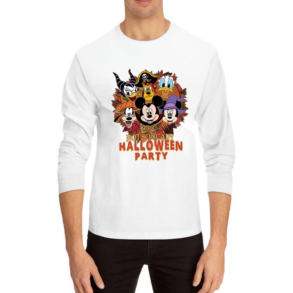 Not So Scary Halloween Party Shirt For Disney, Disney Halloween Unisex Hoodie Tee Tops