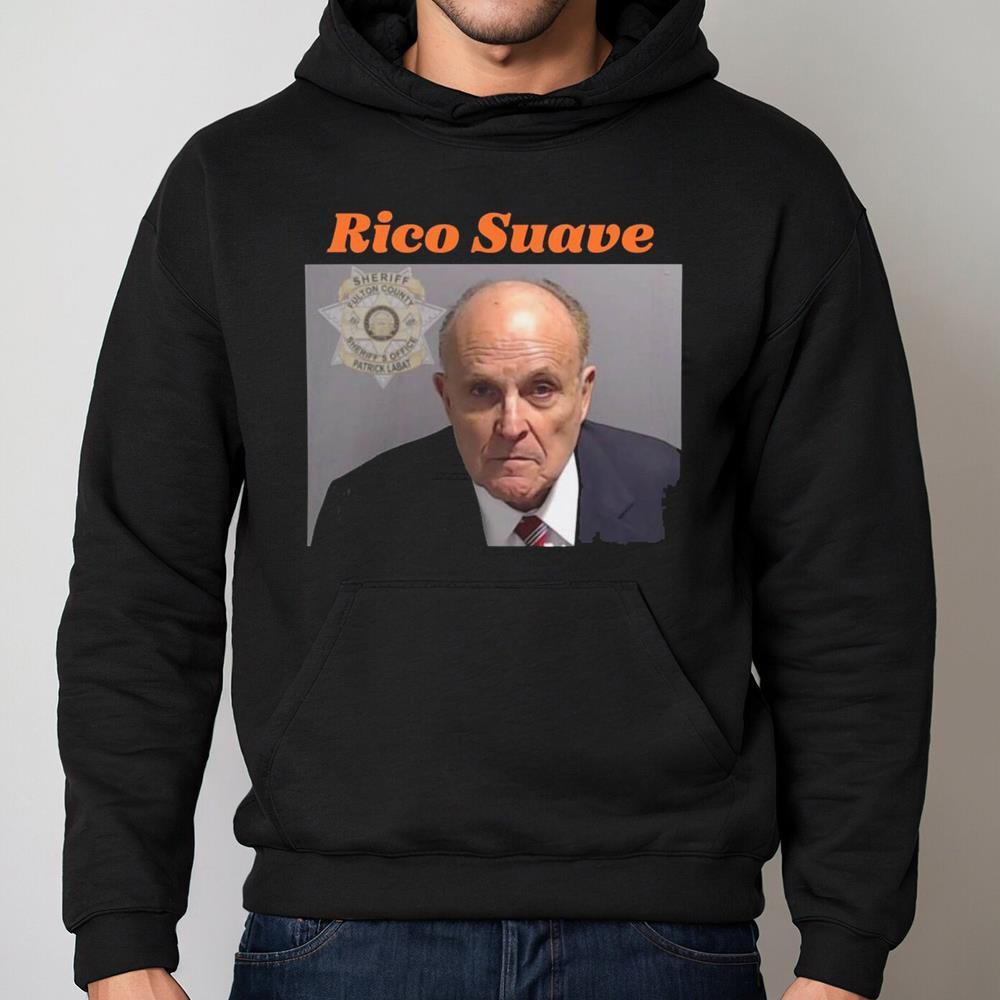 Unisex Softstyle Rudy Giuliani Mugshot Shirt, Rudy Giuliani Crewneck Short Sleeve