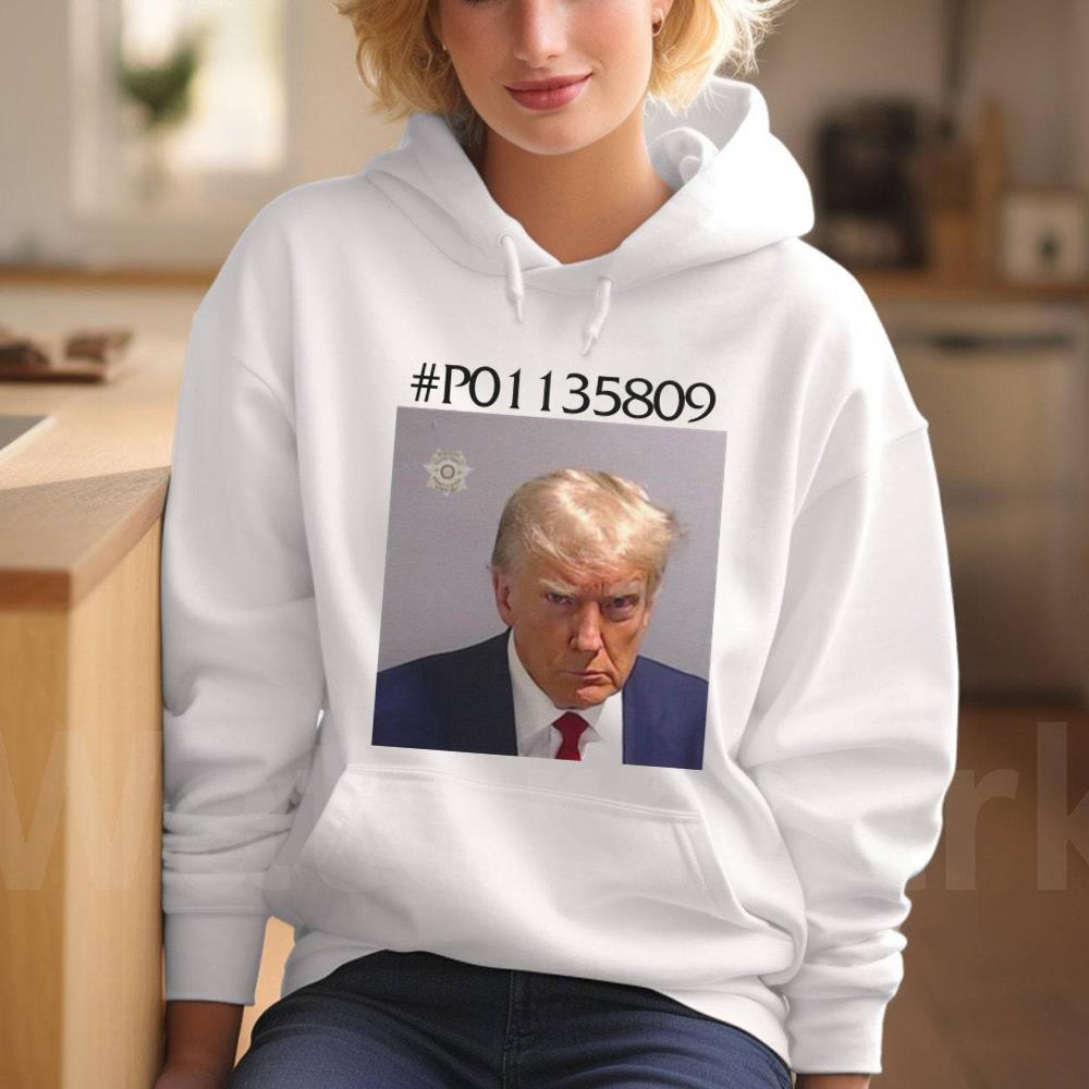 Donald Trump Mugshot Shirt For Fans, Trump Comfort Sweater Unisex Hoodie