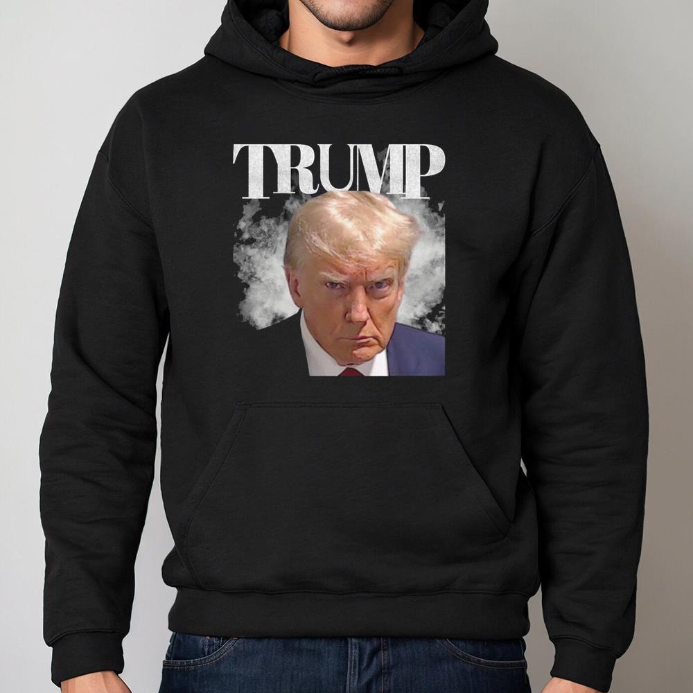 2023 Garment Donald Trump Mugshot Shirt, Donald Trump Sweater Long Sleeve