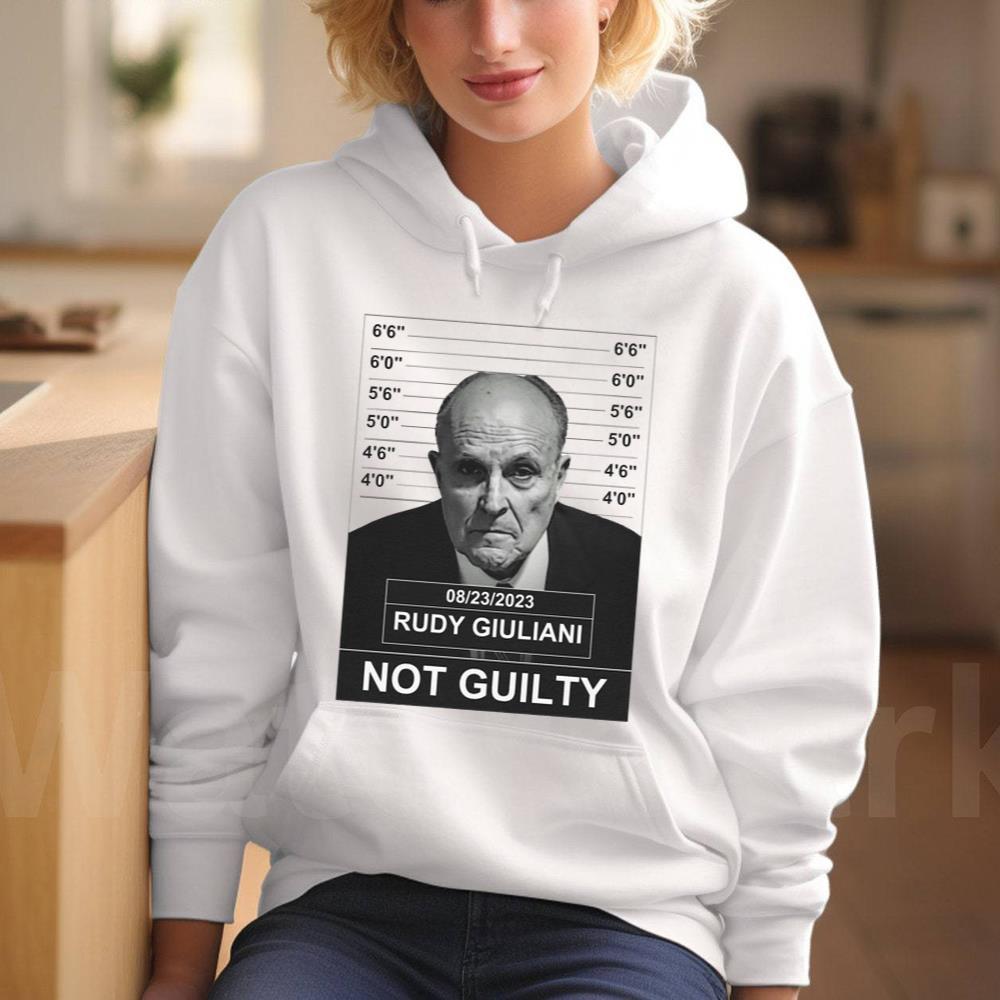 Rudy Giuliani Mugshot Shirt For Men, Rudy Giuliani Tee Tops Unisex Hoodie
