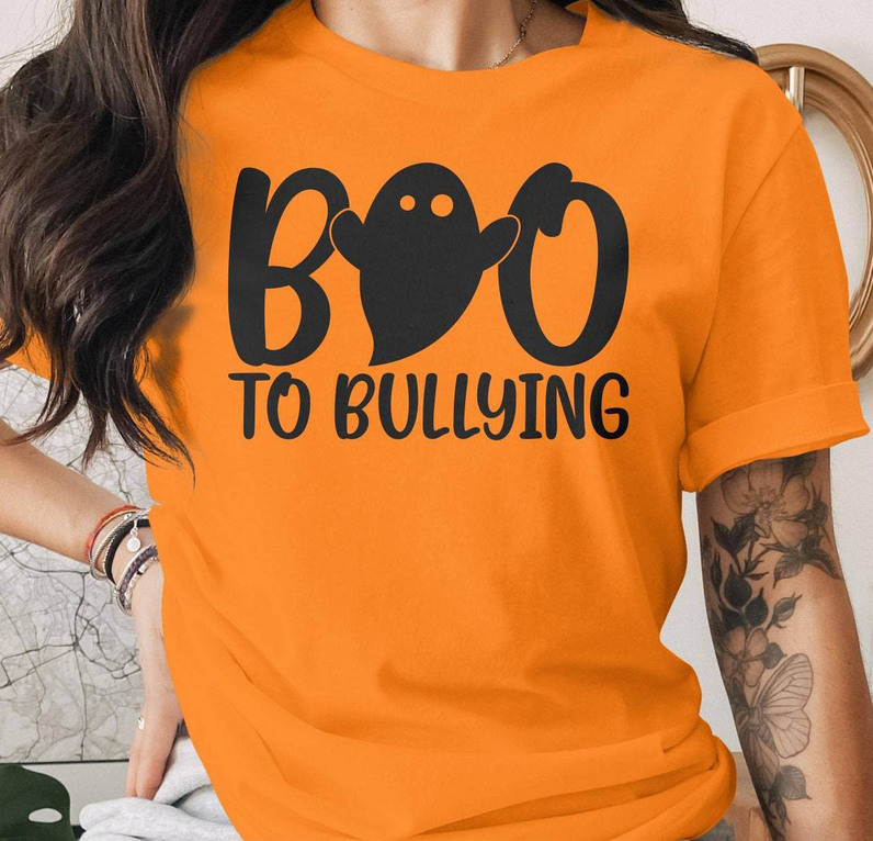 Unity Day Anti Bully Shirt, Boo To Bullying Long Sleeve Short Sleeve