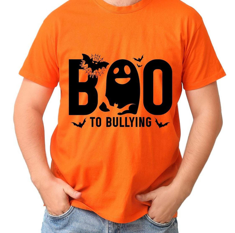 Unity Day Shirt, Boo To Bullying Unisex T Shirt Long Sleeve