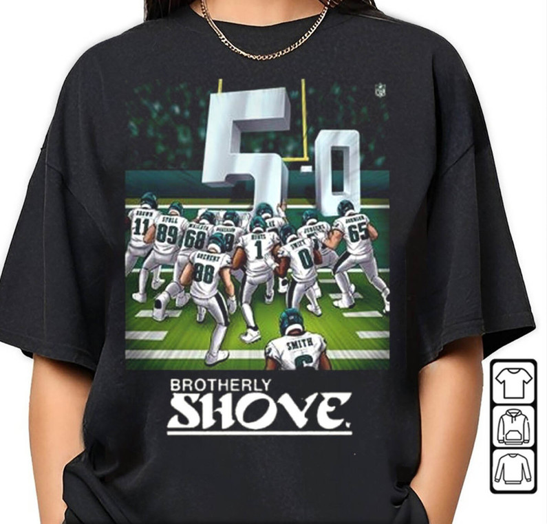 Philadelphia Brotherly Shove Shirt, Philadelphia Football Sweatshirt Crewneck
