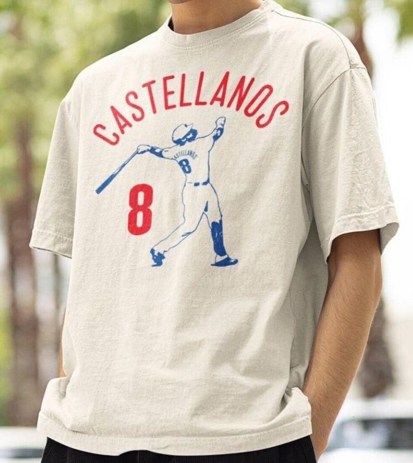 Nick Castellanos Vintage Shirt, Phillies Playoff Sweater Short Sleeve