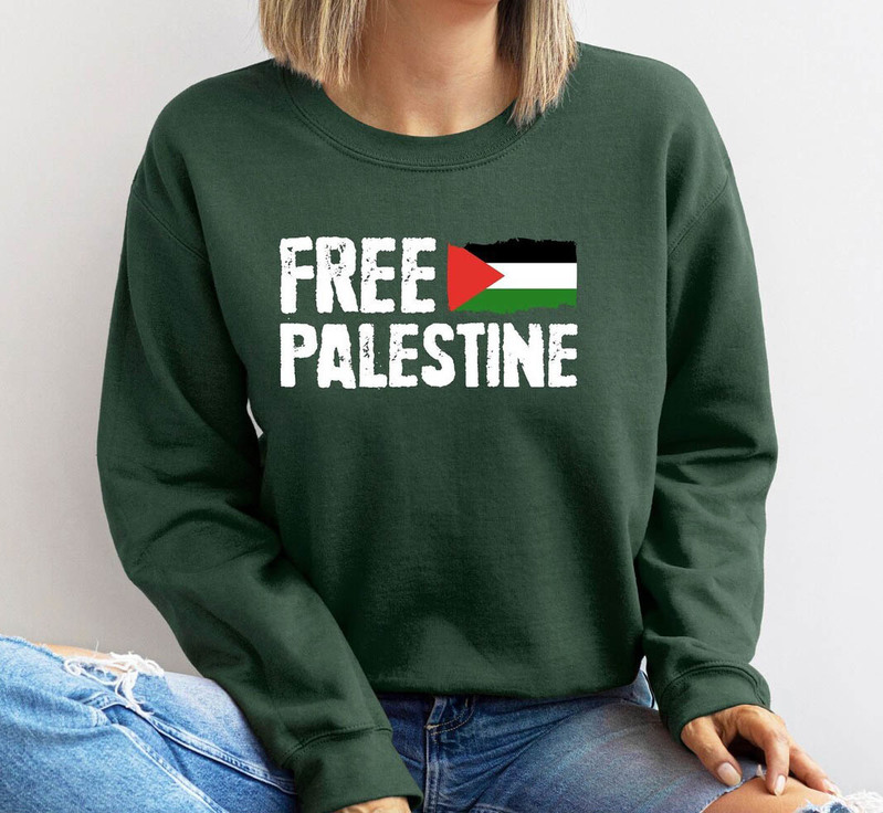 Free Palestine Sweater, Palestine Flag Long Sleeve Short Sleeve