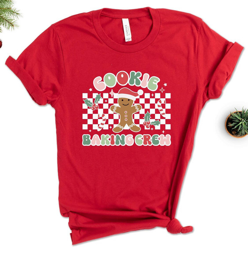 Christmas Baking Shirt, Cookie Baking Unisex Hoodie Tee Tops