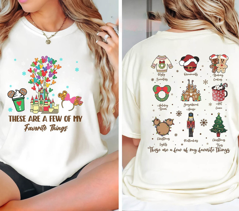 These Are A Few Of My Favorite Things Shirt, Christmas Long Sleeve Sweatshirt
