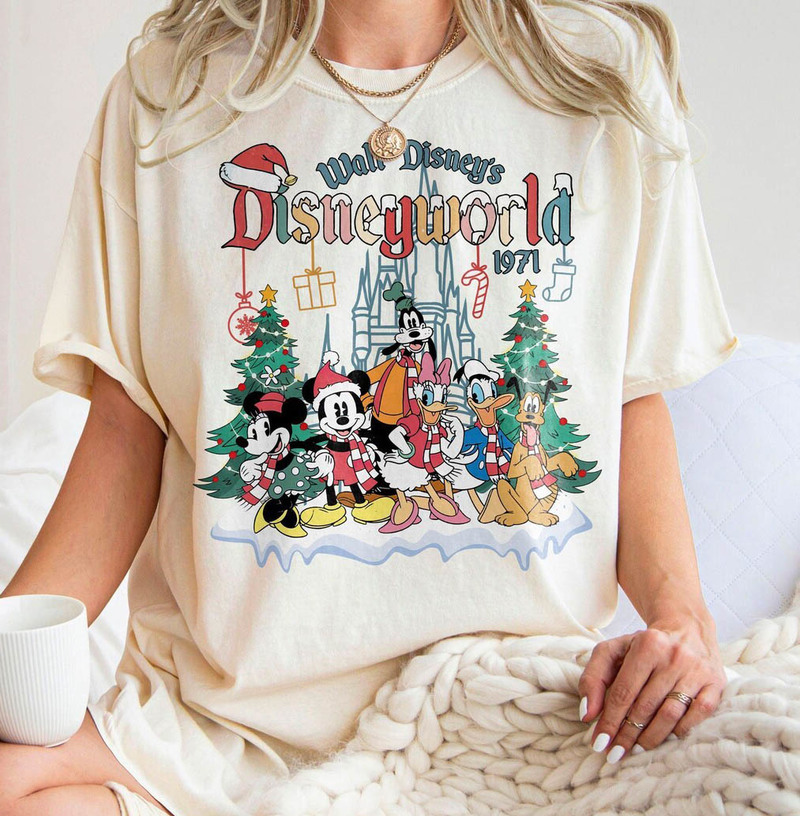 Walt Disney World Christmas Shirt, Christmas Funny Crewneck Unisex Hoodie