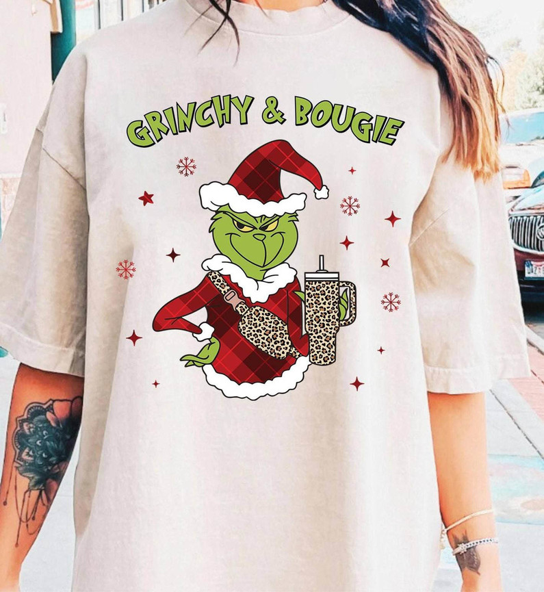 Grinchmas Sweatshirt Stanley Tumbler Grinch Shirt Retro Christmas