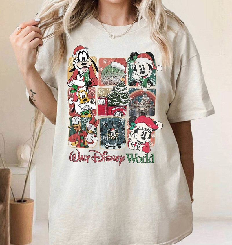 Walt Disney World Christmas Shirt, Disney Christmas Short Sleeve Long Sleeve
