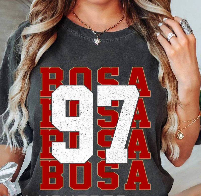 Nick Bosa Shirt, San Francisco 49er Football Short Sleeve Unisex T Shirt
