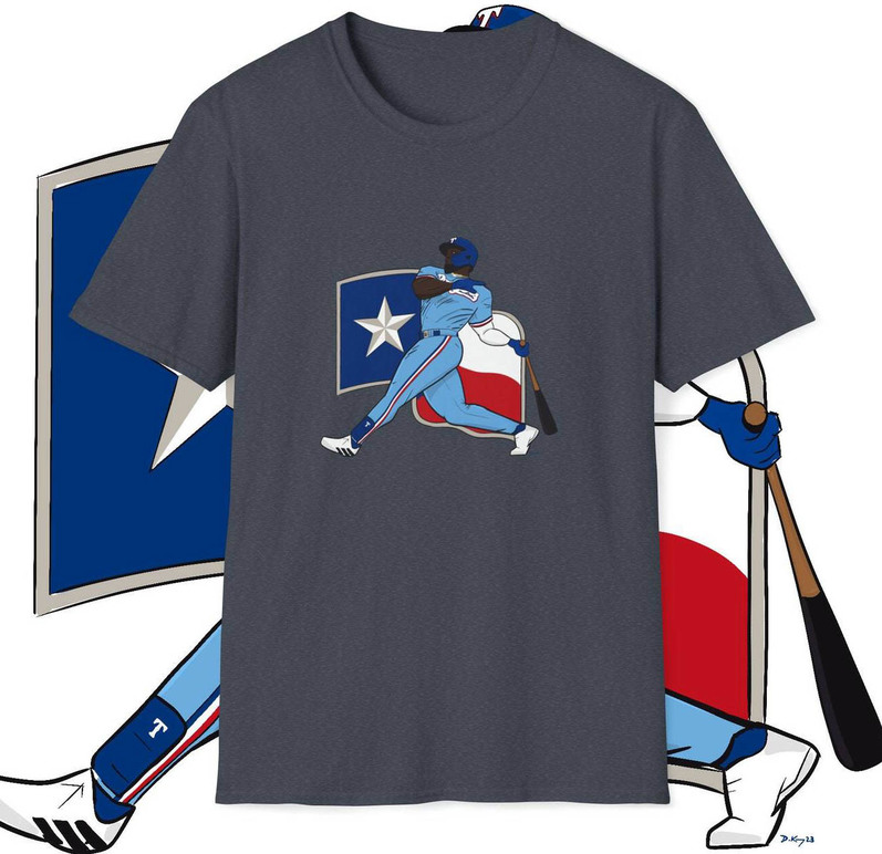Texas Rangers Shirt, Adolis Garcia World Series Short Sleeve Sweatshirt