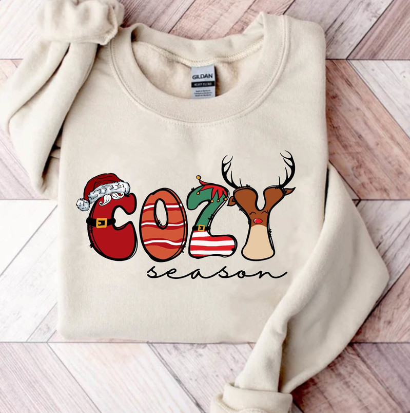 Cozy Season Shirt, Christmas Holiday Sweatshirt Unisex T Shirt