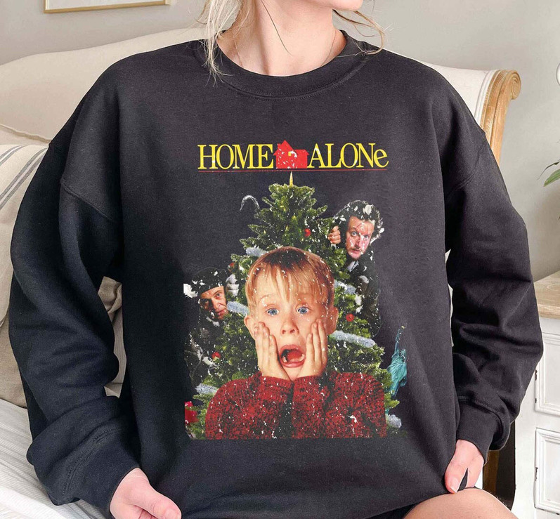 Home Alone Kevin Shirt, Christmas Movie Unisex Hoodie Unisex T Shirt
