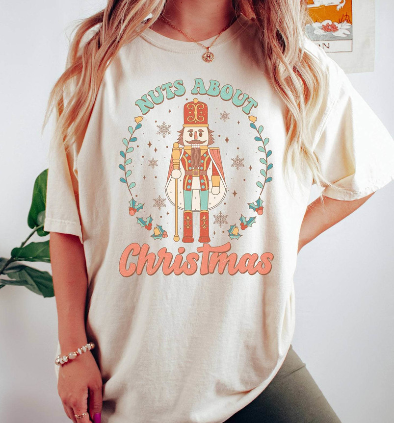 Nuts About Christmas Shirt, Funny Christmas Unisex T Shirt Unisex Hoodie