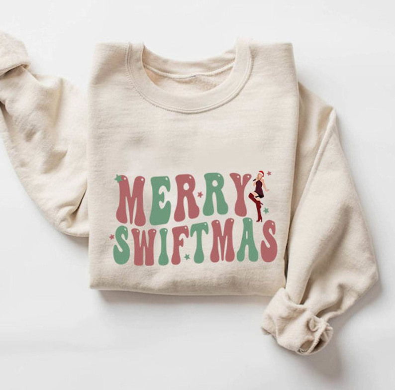 Merry Swiftmas Shirt, Music Concert Sweater Tee Tops