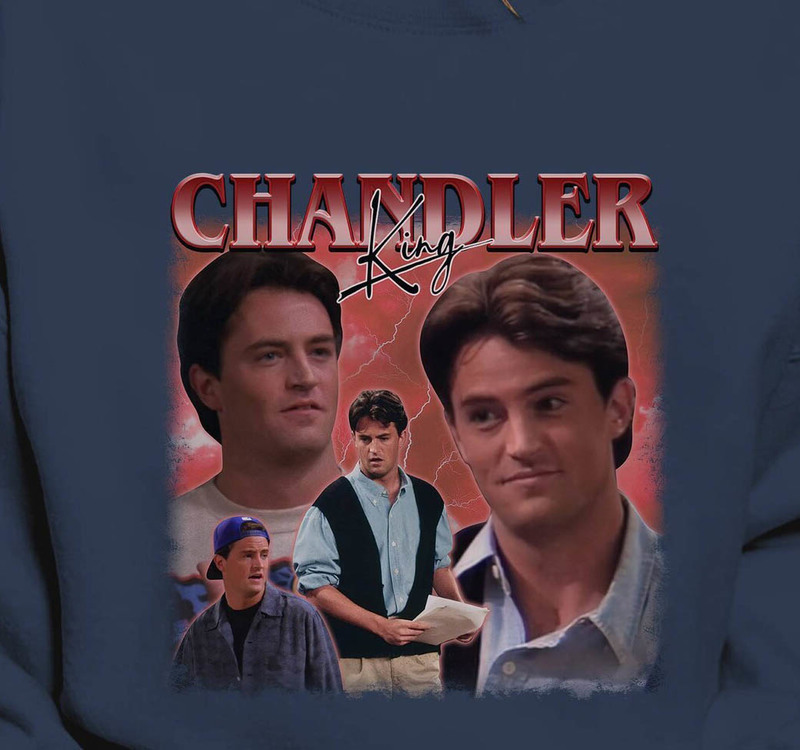 Matthew Perry Shirt, Vintage Chandler Bing Unisex Hoodie Tee Tops