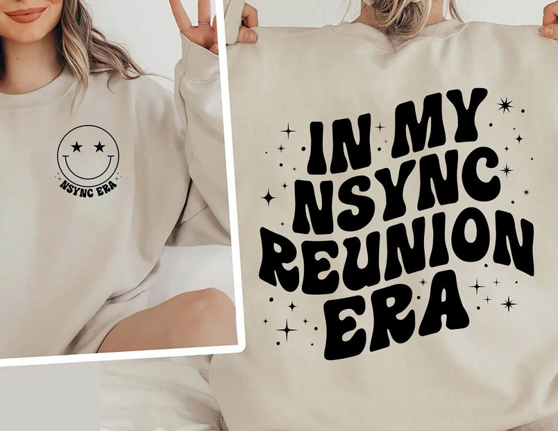 Im In My Nsync Era Cute Shirt, Vintage Design Long Sleeve Unisex Hoodie